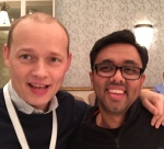 Josh and Hiten at Lean Startup conference